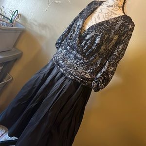 SL Fashions tea length formal